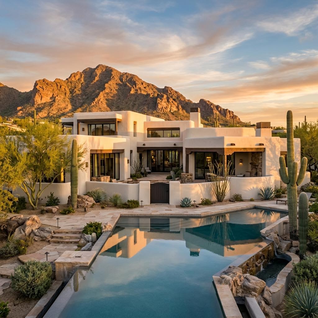 Freshly painted Paradise Valley estate