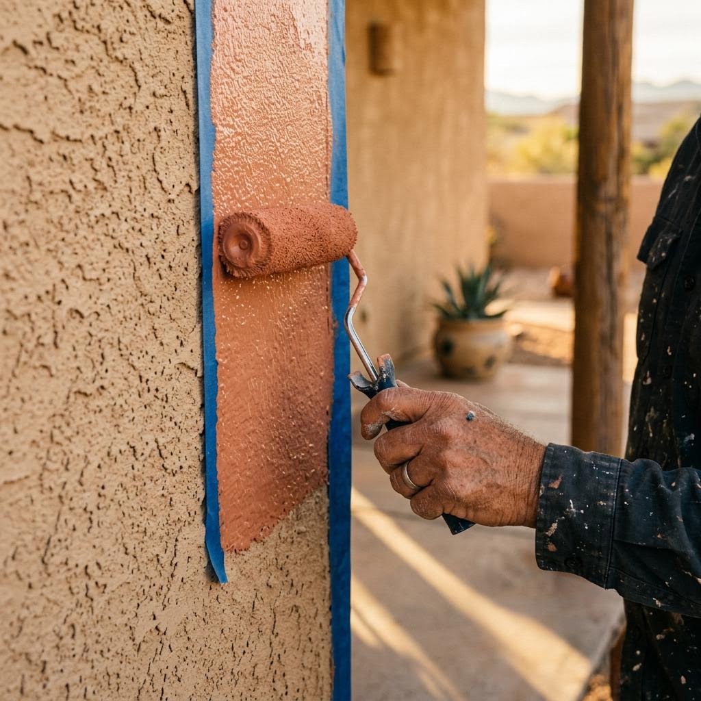 Stucco & elastomeric coating